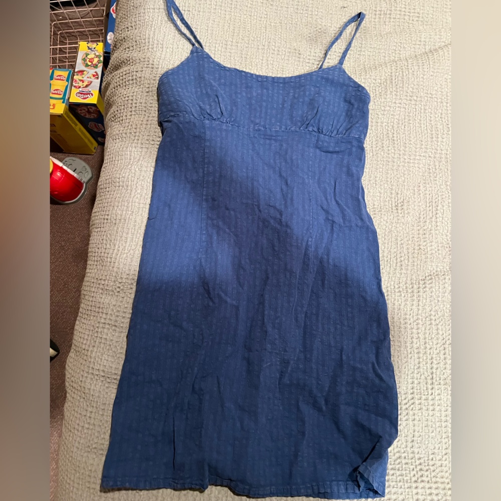 Blue dress